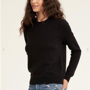 NAKEDCASHMERE 100% Cashmere Black Crewneck